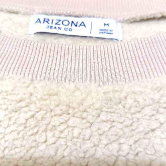 Arizona Jeans Co. | Teddy Crew Neck | Sweatshirt | Casual | Cozy | Embroidered | - Picture 5 of 8